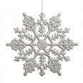 thumbnail image 1 of Vickerman M101407 4 in. Silver Glitter Snowflake 24-Pvc Box, 1 of 3