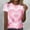a01_Pink, variant on Vetsdori Womens Short Sleeve Tops Summer Graphic Blouses Valentine Cute,Holiday Pullover T-Shirts for Junior Fashion