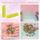 thumbnail image 2 of Uxcell 4000-Pack Cuentas Bugle, Cuentas de Vidrio de Tubo de Bordado de 2x7mm para Manualidades DIY/Pulseras/Collares Amarillo, 2 of 7