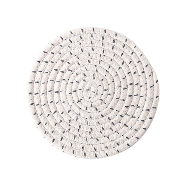 Potor De Algodón De Algodón Padlada De Algodón Redondo Para Almohadillas Para Ollas Y Sartenes De Cocina Cateissary HA041748-04