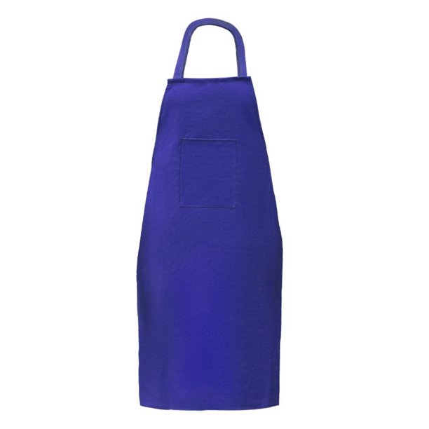 Delantal de trabajo de soldadura Ropa cómoda Delantal profesional con peto Ropa de trabajo portátil Azul