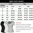 thumbnail image 2 of QRIC Womens Short Sleeve Button Down Shirts Low Cut Sexy Round Neck Fitted Ribbed Knit Henley Tops White, S-3XL, 2 of 6