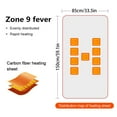 thumbnail image 3 of Clearance! USB Heated Blanket with Cordless Portable Wearable Electric Blanket Machine Washable Heating Blanket Suitable Stay Warm Anywhere Anytime (Grey), 3 of 9