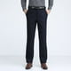 thumbnail image 1 of Pantalones largos de pana lisa con botones y cremallera para hombre, cintura alta, bolsillos, pantalones largos de poliéster., 1 of 5