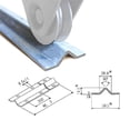 thumbnail image 6 of ALEKO 18 feet Galvanized Steel V Track Inverted Set for Sliding Gate, 6 of 6