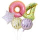 thumbnail image 1 of Globos De Cumpleaños De 32 Pulgadas, Decoración De Fiesta De Cumpleaños, Número De Donut, Juego De Globos De Estrellas Guardurnaity HA047029-02, 1 of 1