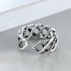 thumbnail image 2 of Anillos ajustables de cuerda de cáñamo superpuestos de Plata de Ley 925 para mujer, joyería de lujo, accesorios de regalo de San Valentín, joyería, 2 of 2