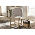 thumbnail image 2 of Upholstered Dining Chair in Beige, 2 of 7