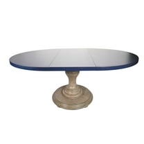 bingltd- 48" x 48" to 66" Extension 30" Tall Bradford Driftwood Dining Table (TT4866-EXT-DENIM-Bradford-Driftwood)