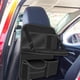 thumbnail image 4 of Organizador de asiento trasero de coche con bolsillo de almacenamiento y bandeja plegable para mesa, multifuncional. Negro, 4 of 9