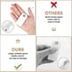 thumbnail image 3 of 100 Pack Blank Tags with Elastic String Marking Hang Tags Attached Reinforced Hole Writable Blank Tags 2.75x1.37Inch, 3 of 5