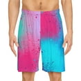 thumbnail image 3 of Airbrush Apparel Graffiti Design Pinks, Purples, Blues, Shorts (AOP), 3 of 4