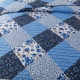 thumbnail image 5 of EWAYBY Blue Microfiber Quilts, King, Reversible, 5 of 8