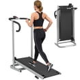thumbnail image 1 of Soozier Walking Pad Treadmill with Incline, Foldable Treadmill, Silver, 1 of 10