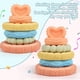 thumbnail image 3 of Juguete de torre apilable suave, despertar sensorial de la dentición para bebé, juguete de torre sensorial Módulo de habilidades motoras del cubo de actividad del bebé, regalo de baño para niño y niña, 3 of 5