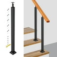 thumbnail image 4 of 29.53in Deck Balusters Metal Spindles Staircase Railing Column Iron Garden Fence, 4 of 12