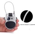 thumbnail image 3 of XINQIHANG Anti-Theft Telescopic Wire Lock, Security Locks Helmet Code Lock Telescopic Wire Rope, Telescopic Rope Combination Locks, Telescopic Steel Rope Bicycle Lock Cable, 3 of 7