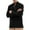 Black, variant on Mens Summer Shirts, Mens Steam Punk Gothic Holiday Fashion Shirt Print Button Down Casual Top Black XL