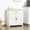 White + MDF#806, variant on Farmhouse Sideboard Buffet Cabinet with Barn Door Style, 32 Accent Cabinet for Kitchen Living Room Entryway, White Wash MDF, 2 Doors 1 Drawer Adjustable Shelf