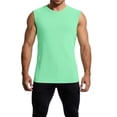 thumbnail image 2 of GuangCheng Men's Quick Dry Tank Tops Summer Sleeveless Shirts Athletic Gym Workout Muscle Shirts for Men,Mint Green,Size L, 2 of 7
