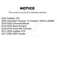 thumbnail image 2 of SIM Front Semi-Metallic Disc Brake Pads SIM-1896 for Car Chevrolet Cadillac XT5 Traverse GMC Acadia Buick Enclave Blazer XT6, 2 of 8