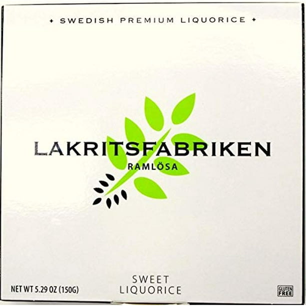 Lakritsfabriken Swedish Premium Licorice Sweet Liquorice 5.29ounce