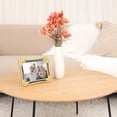 thumbnail image 5 of REGALWOVEN Plated Picture Frame with Crystal for Wedding Shiny with Clear Glass Photo Frames for Tabletop Decor Gold and Black 5x7, 5 of 6