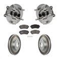 thumbnail image 1 of Transit Auto Front Hub Bearing Assembly Coated Disc Brake Rotors and Ceramic Pads Kit for Car Mazda 6 KBB-104716, 1 of 11