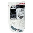 thumbnail image 3 of Rubbermaid Commercial Web Foot Shrinkless Looped-End Wet Mop Head, Cotton/Synthetic, Medium, White, 3 of 4
