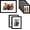 Black, variant on Set of 7 Picture Frames with Shatter-Resistant Glass - Gallery Wall Frame Set with One 11x14, Two 8x10 and Four 5x7 Frames - Signature Collection - Dark Oak