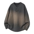 thumbnail image 4 of pstuiky manga larga para hombre, Sudadera con capucha y cuello redondo de manga larga de color liso para hombre Tops casuales para hombres m, 4 of 9