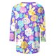 thumbnail image 5 of Tops de Cuello Redondo para las Mujeres Impresión de Carnaval 3/4 Manga Blusa Casual Uso Diario, 5 of 7
