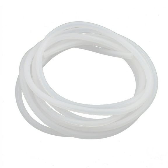 2mm x 4mm High Temperature Resistant Flexible Silicone Tube Hose Pipe 2M Length