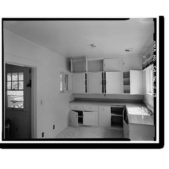 Historic Print, Rush Creek Hydroelectric System, Worker Cottage, Rush Creek, June Lake vicinity, Mono County, CA - 58, 16" x 20"