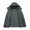 thumbnail image 2 of Ampake Men's Winter Coat Warm Puffer Jacket Waterproof Padded Parka Jacket Gray L, 2 of 7