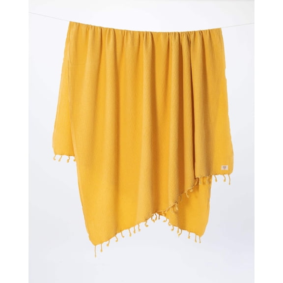 The Waffle Blanket in Honey