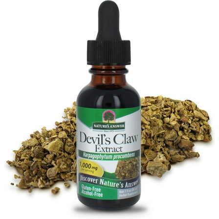Nature's Answer Devil's Claw Extract – Alcohol-Free Herbal Joint & Bone Support – 1,000 mg – Holistically Balanced – 1 fl oz (30 ml)