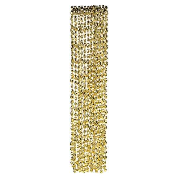 Fun Express Gold Football Bead Necklaces, 12 Pieces, 30 in Chain