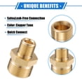 thumbnail image 3 of Conector de Lavadora a Presión Unique Bargains Fitting M14x1.5 a 14mm M22x1.5 Adaptador Macho de Latón Conector de Manguera, 3 of 7