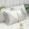 thumbnail image 3 of Silk Pillowcase - Satin Pillowcase For Hair And Skin Pillowcases, Standard Size Luxury And Soft Satin Pillow Covers, 20x30 Inches, Mulberry Silk Pillowcase, 3 of 6