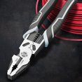 thumbnail image 3 of Alicates para pelar cables antideslizantes, pinzas para prensar cables, pelacables portátil, crimpadora de terminales, aleación de acero multifuncional tipo 5 kenally TO000956-07, 3 of 7