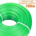 thumbnail image 3 of 2mm x 100m Strimmer Lines, Heavy Duty Grass Trimmer Line Brush Cutter Nylon Round Rope(Green), 3 of 5