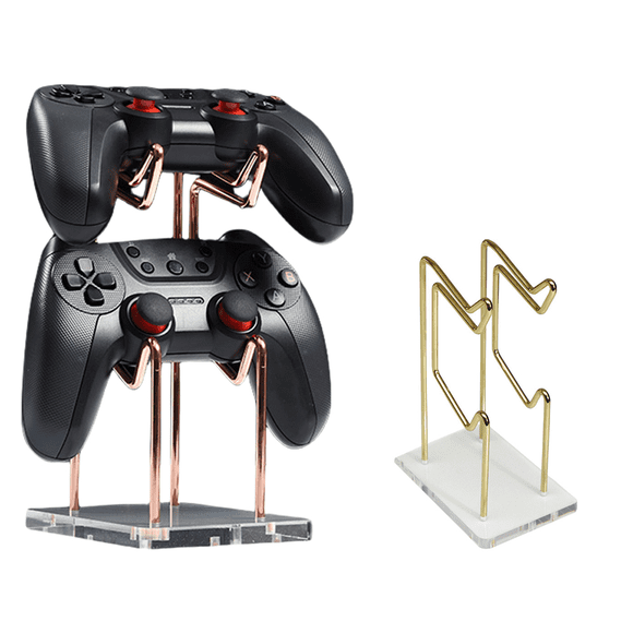 Universal Metal Gaming Controller Stand Headphone Holder - Compatible with PlayStation, Xbox, Nintendo and PC Accessories