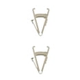 thumbnail image 4 of Vogacara Calibrador de pliegues cutáneos preciso portátil para adultos atlético 0-70mm probador de grasa corporal Manual herramienta de Beige 2Conjunto, 4 of 6