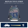 thumbnail image 5 of FORMRS Unisex School Backpack 17" Student Travel Bag with Laptop Compartment, Colorful Seaside, 5 of 7