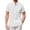 White, variant on ZVNAΖH Mens Button Down Short Sleeve Shirts Casual Stand Up Collar Shirts Comfy Solid Classic Pocket Shirts Go Out Shirts
