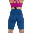 thumbnail image 3 of HQ Active Women’s Parliament Blue High Waist 3 Pockets Short Tights 3.5", 3 of 3
