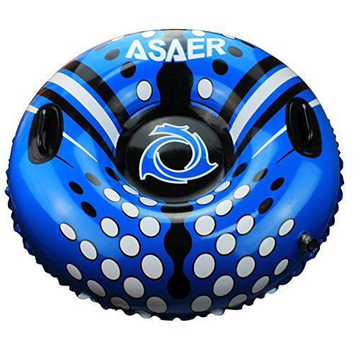 ASAER Snow Tube Air Tube 39 Inch Inflatable Snow Sled with Rapid Valves Aqua Leisure Winter Inflatable Round Snow Tube... by Pala