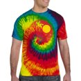 thumbnail image 2 of Wild Bobby, Silhouette Red Moon, Streetwear, Tie-Dye Tees, Reactive Rainbow, Large, 2 of 3