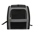 thumbnail image 3 of Cat Backpack Carrier, Built In  4 Ventilation Grids Foldable Sun Visor Cat Traveler Backpack Portable Breathable Oxford Cloth  For Outdoor Purple,Grey, 3 of 8